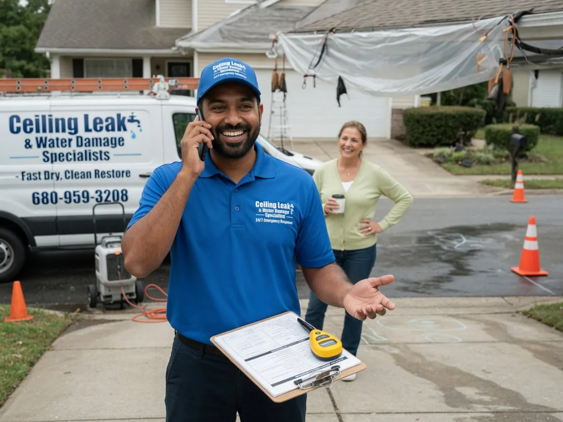 Ceiling Leak Cleanup Koyukuk, AK FAQs